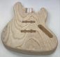 Preview: Body American Ash, 2-pcs. Jazz-Bass, Unique Piece #012